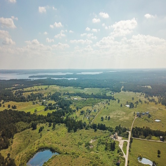 central texas aerial shot