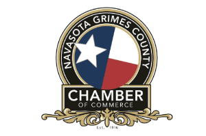 navasota grimes chamber of commerce badge