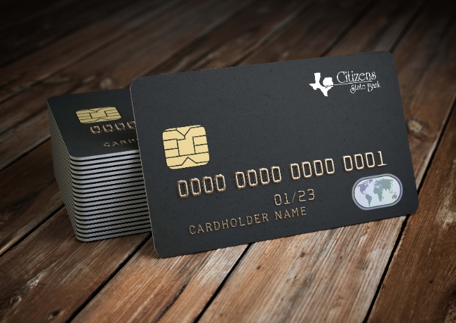 citizens state bank credit card example