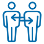 blue business support icon