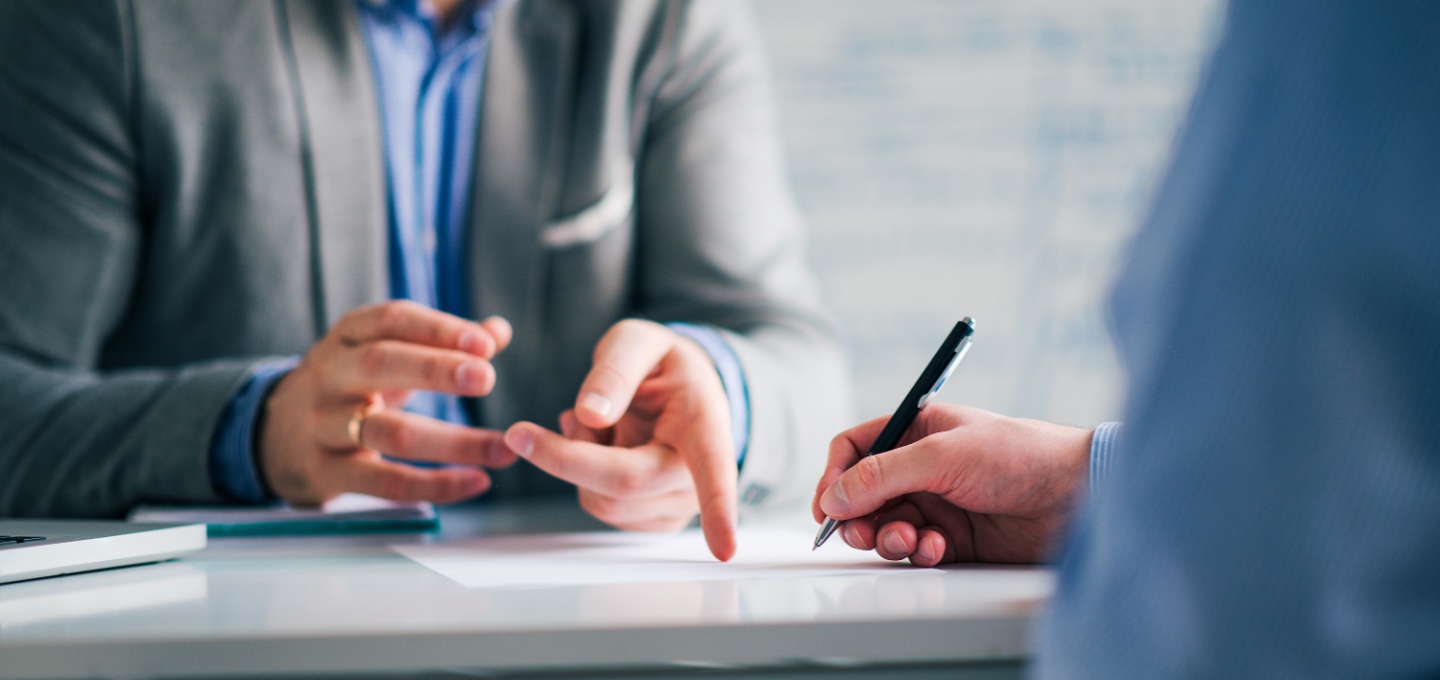 meeting between a lender and a customer